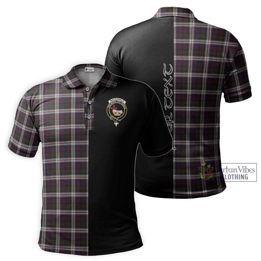 MacDonald Dress Tartan Polo Shirt with Family Crest and Half Of Me Style Kid - Tartanvibesclothing Shop