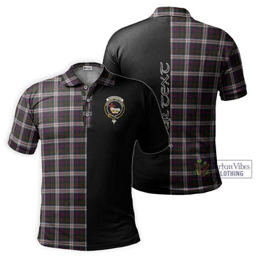 MacDonald Dress Tartan Polo Shirt with Family Crest and Half Of Me Style