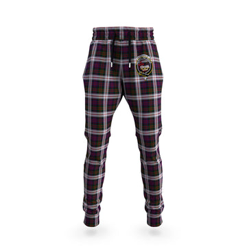 MacDonald Dress Tartan Joggers Pants with Family Crest