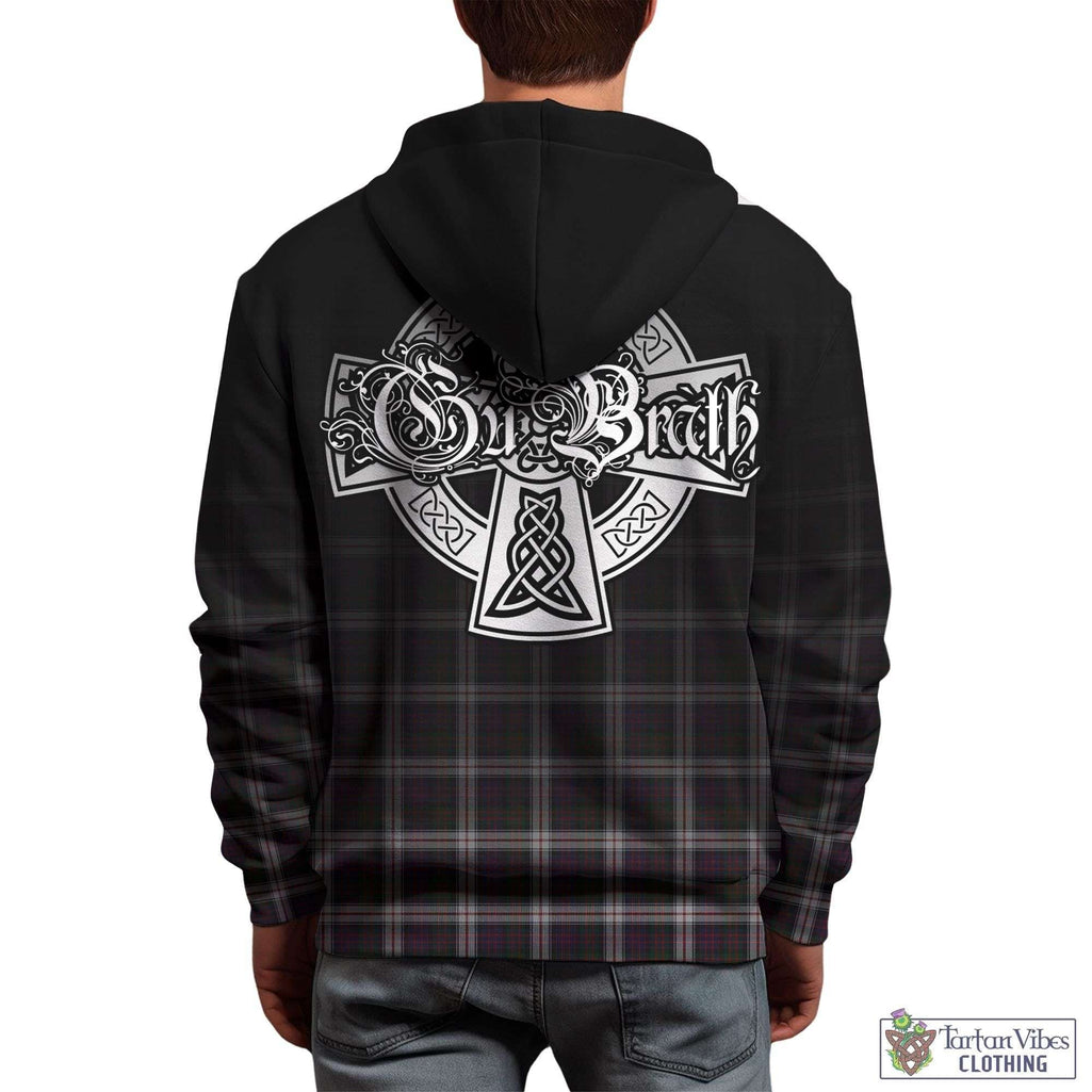 Tartan Vibes Clothing MacDonald Dress Tartan Hoodie Featuring Alba Gu Brath Family Crest Celtic Inspired