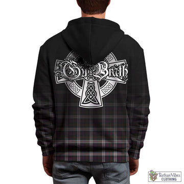 MacDonald Dress Tartan Hoodie Featuring Alba Gu Brath Family Crest Celtic Inspired