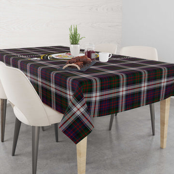 MacDonald Dress Tartan Tablecloth with Family Crest