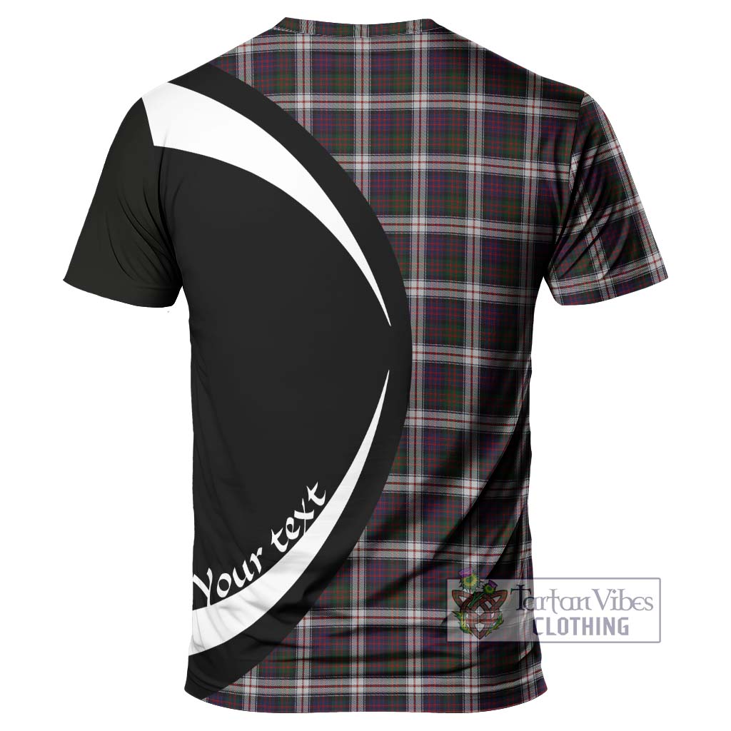 Tartan Vibes Clothing MacDonald Dress Tartan T-Shirt with Family Crest Circle Style