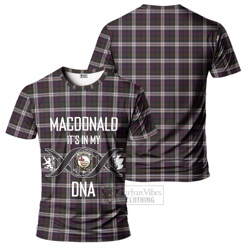 MacDonald Dress Tartan T-Shirt with Family Crest DNA In Me Style - Tartan Vibes Clothing