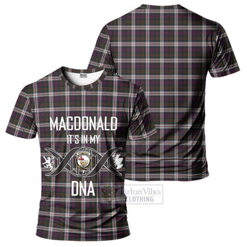 MacDonald Dress Tartan T-Shirt with Family Crest DNA In Me Style