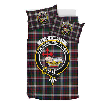 MacDonald Dress Tartan Bedding Set with Family Crest