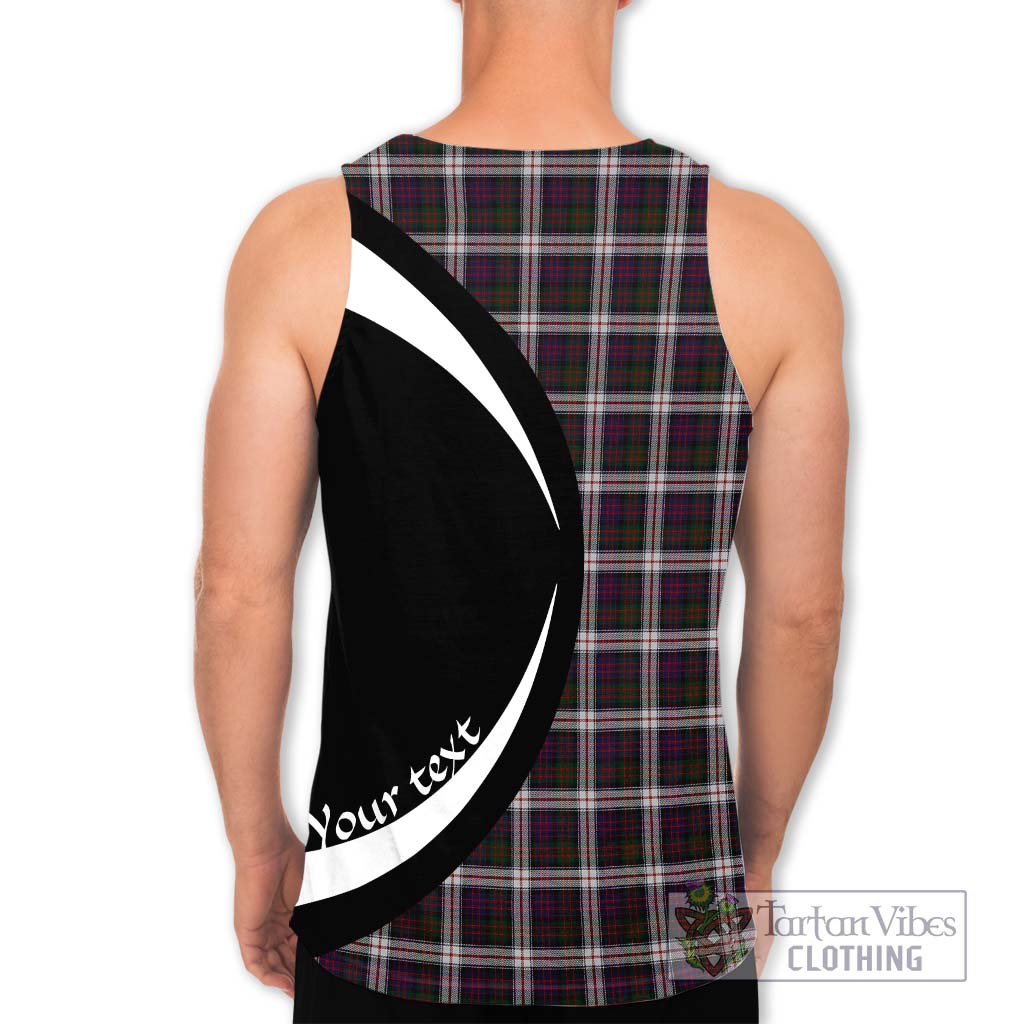 MacDonald Dress Tartan Men's Tank Top with Family Crest Circle Style - Tartan Vibes Clothing