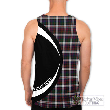 MacDonald Dress Tartan Men's Tank Top with Family Crest Circle Style