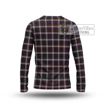 MacDonald Dress Tartan Long Sleeve T-Shirt with Family Crest DNA In Me Style