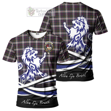 MacDonald Dress Tartan Cotton T-shirt with Alba Gu Brath Regal Lion Emblem