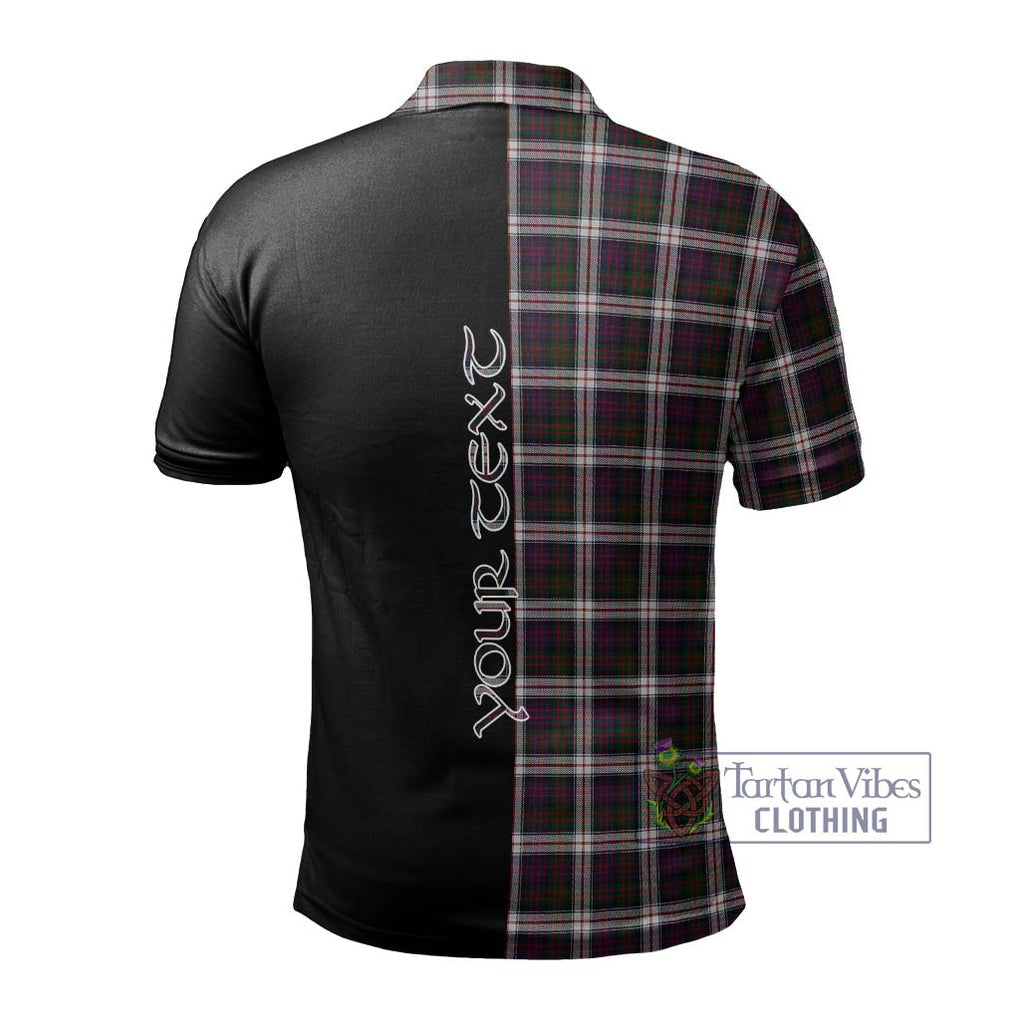 MacDonald Dress Tartan Polo Shirt with Family Crest and Half Of Me Style - Tartanvibesclothing Shop