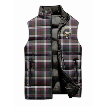 MacDonald Dress Tartan Sleeveless Puffer Jacket with Family Crest