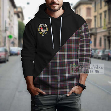 MacDonald Dress Tartan Hoodie with Family Crest and Military Logo Style