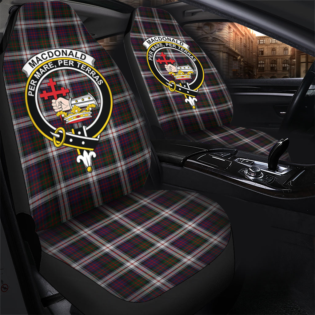 MacDonald Dress Tartan Car Seat Cover with Family Crest - Tartanvibesclothing