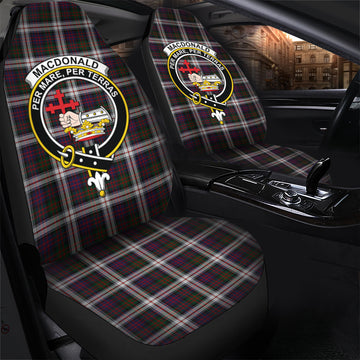 MacDonald Dress Tartan Car Seat Cover with Family Crest