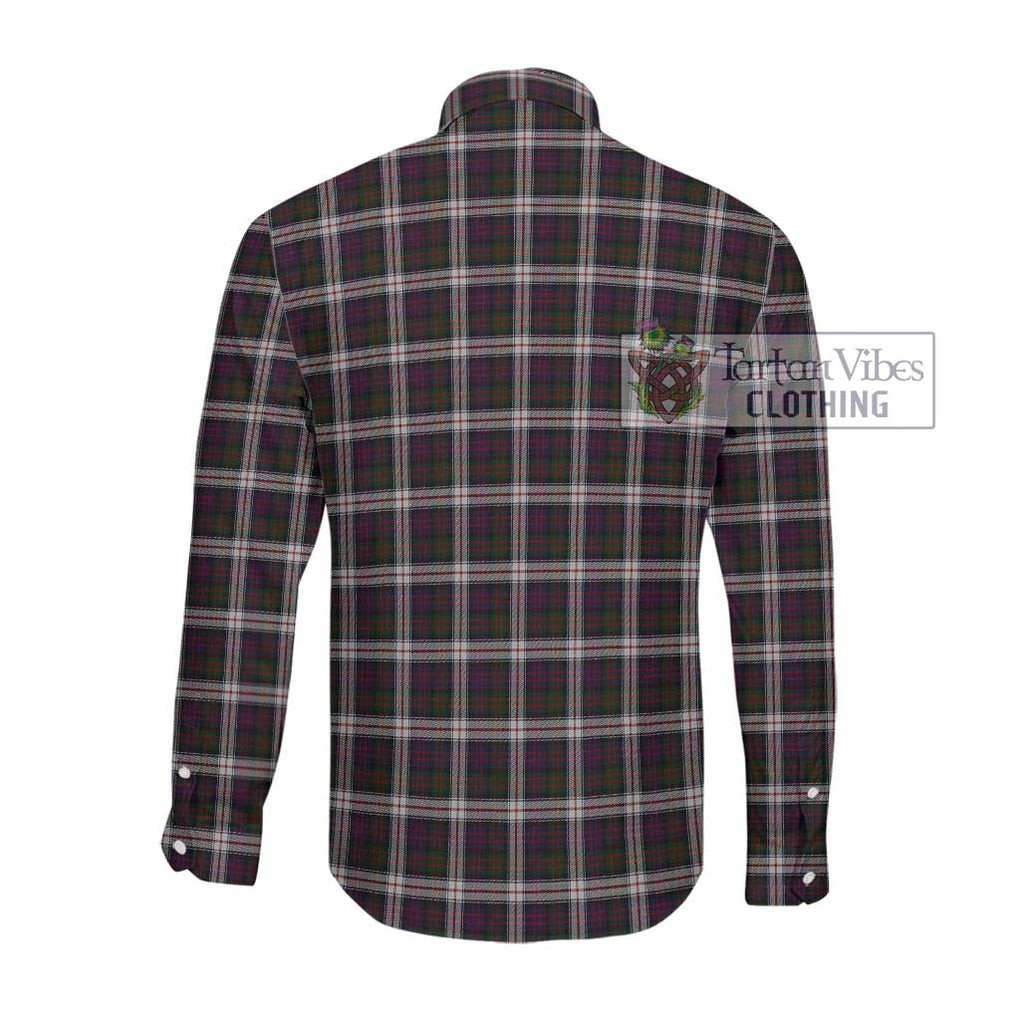 MacDonald Dress Tartan Long Sleeve Button Shirt with Family Crest DNA In Me Style - Tartanvibesclothing Shop