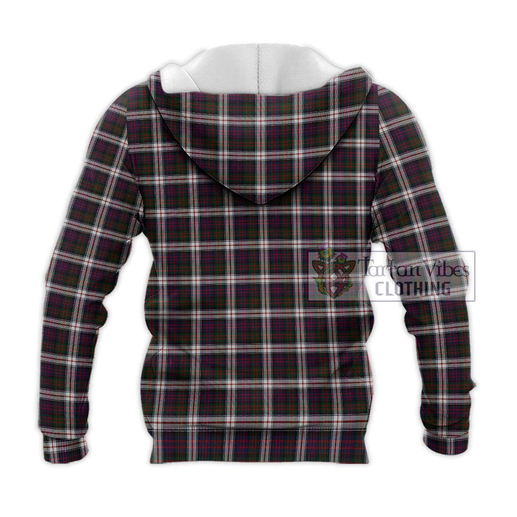 MacDonald Dress Tartan Knitted Hoodie with Family Crest DNA In Me Style - Tartanvibesclothing Shop