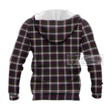 MacDonald Dress Tartan Knitted Hoodie with Family Crest DNA In Me Style