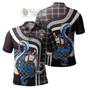 MacDonald Dress Tartan Polo Shirt with Epic Bagpipe Style