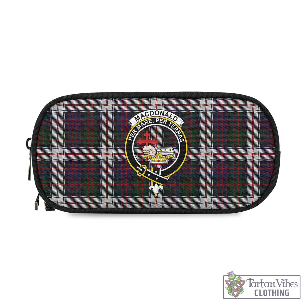 Tartan Vibes Clothing MacDonald Dress Tartan Pen and Pencil Case with Family Crest