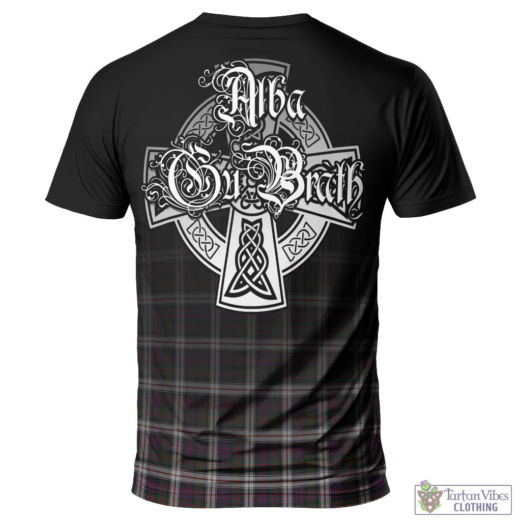 Tartan Vibes Clothing MacDonald Dress Tartan T-Shirt Featuring Alba Gu Brath Family Crest Celtic Inspired