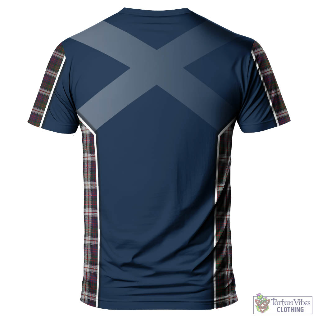 Tartan Vibes Clothing MacDonald Dress Tartan T-Shirt with Family Crest and Lion Rampant Vibes Sport Style