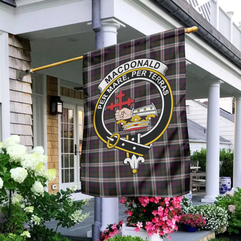 MacDonald Dress Tartan Flag with Family Crest - Tartan Vibes Clothing