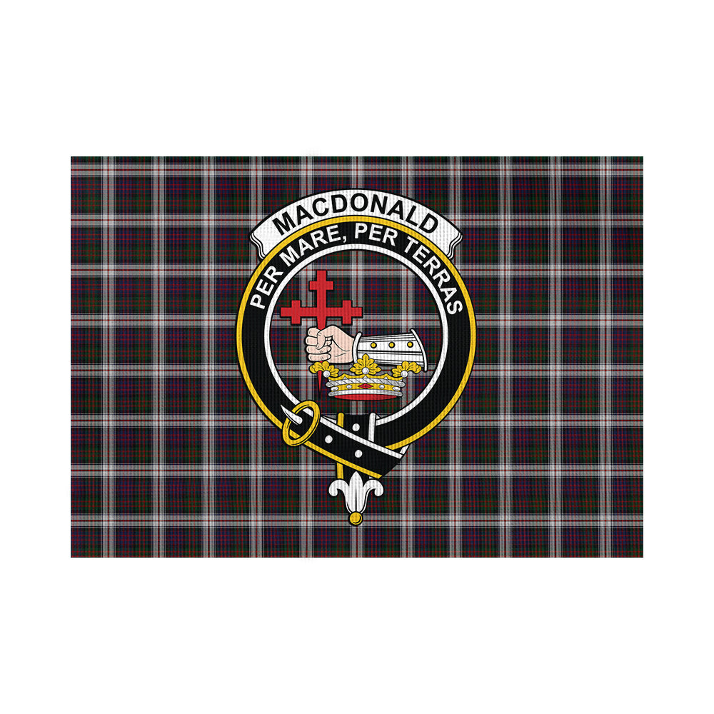 MacDonald Dress Tartan Flag with Family Crest - Tartan Vibes Clothing