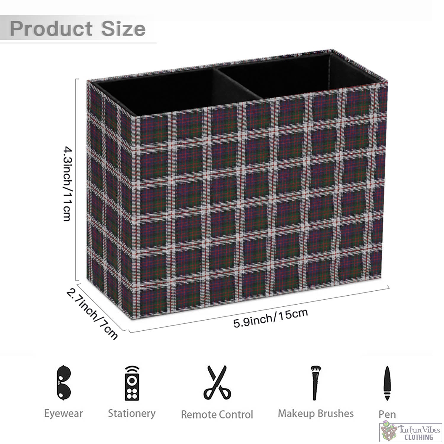 Tartan Vibes Clothing MacDonald Dress Tartan Pen Holder