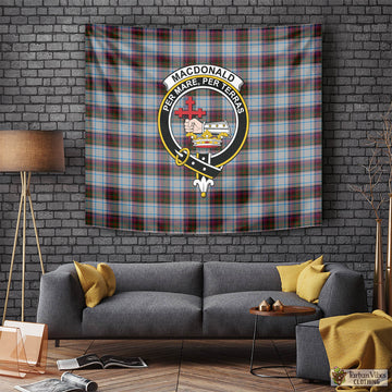 MacDonald Dress Ancient Tartan Tapestry Wall Hanging and Home Decor for Room with Family Crest