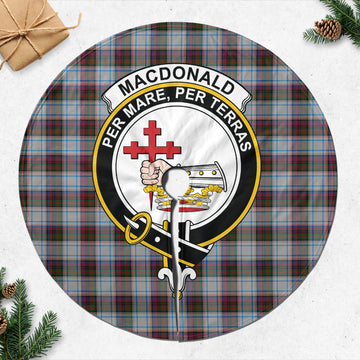 MacDonald Dress Ancient Tartan Christmas Tree Skirt with Family Crest