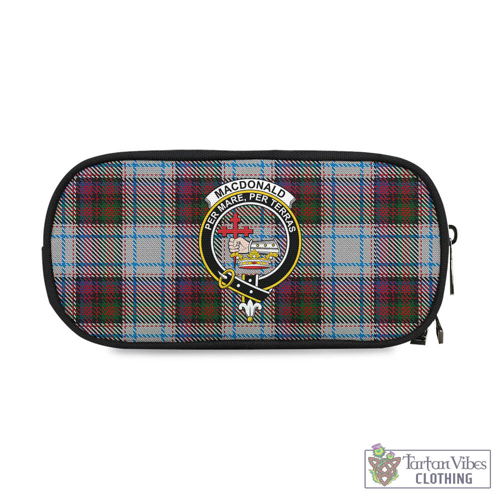 Tartan Vibes Clothing MacDonald Dress Ancient Tartan Pen and Pencil Case with Family Crest