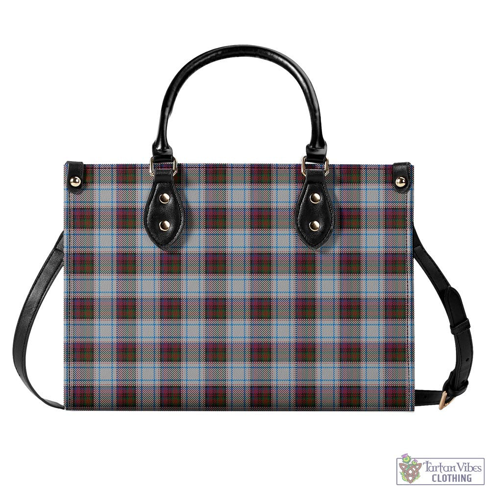 Tartan Vibes Clothing MacDonald Dress Ancient Tartan Luxury Leather Handbags