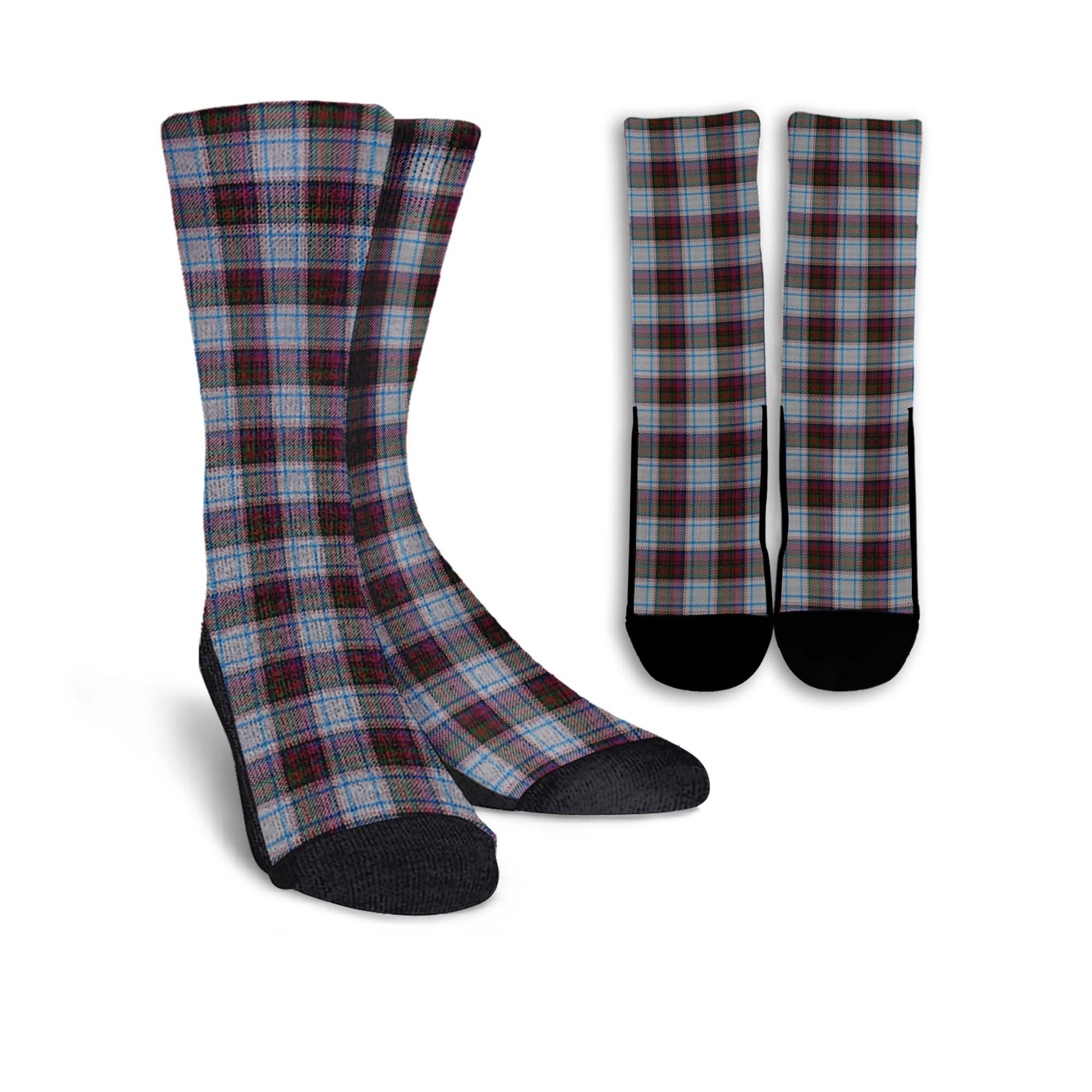 MacDonald Dress Ancient Tartan Crew Socks - Tartanvibesclothing