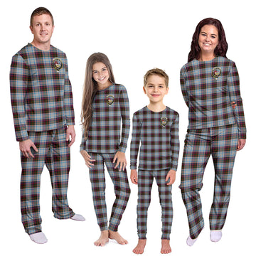 MacDonald Dress Ancient Tartan Pajamas Family Set with Family Crest