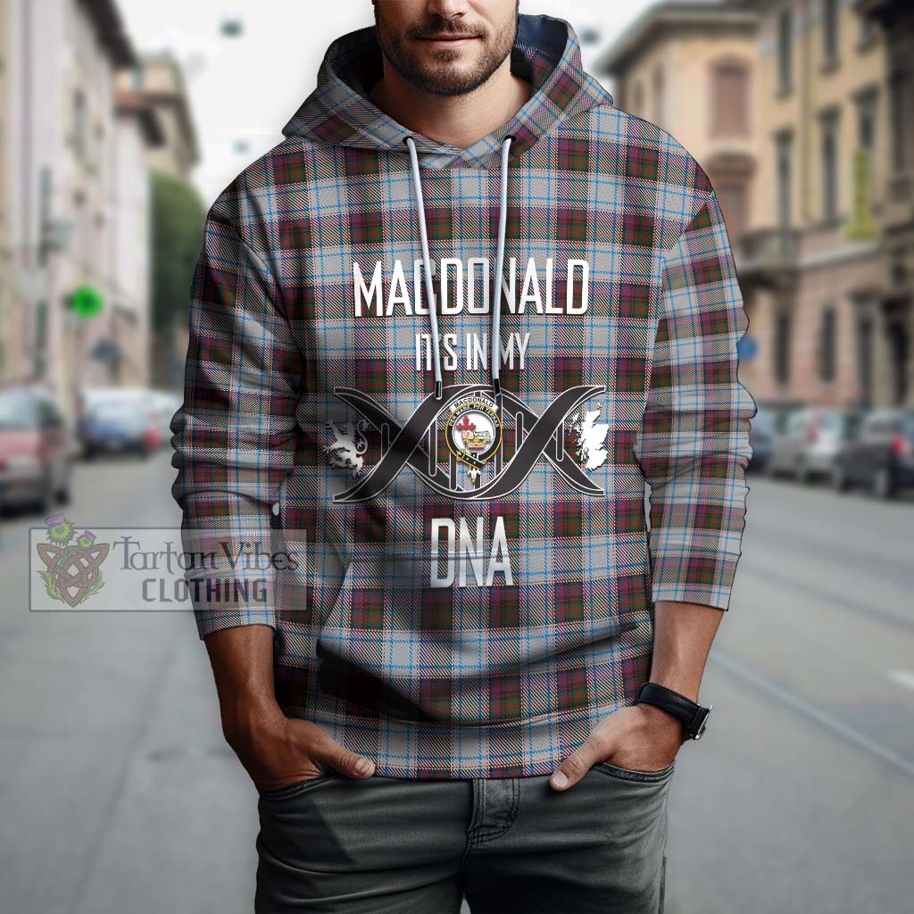 Tartan Vibes Clothing MacDonald Dress Ancient Tartan Hoodie with Family Crest DNA In Me Style