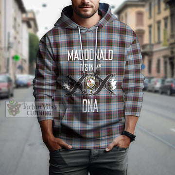 MacDonald Dress Ancient Tartan Hoodie with Family Crest DNA In Me Style