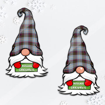 MacDonald Dress Ancient Gnome Christmas Ornament with His Tartan Christmas Hat