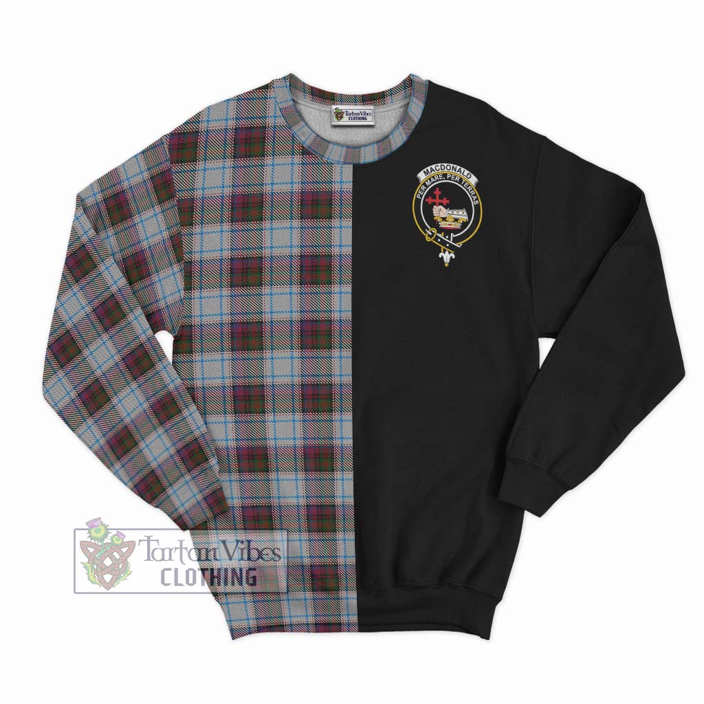 Tartan Vibes Clothing MacDonald Dress Ancient Tartan Sweatshirt with Family Crest and Half Of Me Style