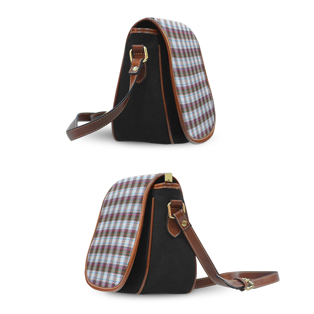 MacDonald Dress Ancient County Ireland Tartan Saddle Bag - Tartan Vibes Clothing