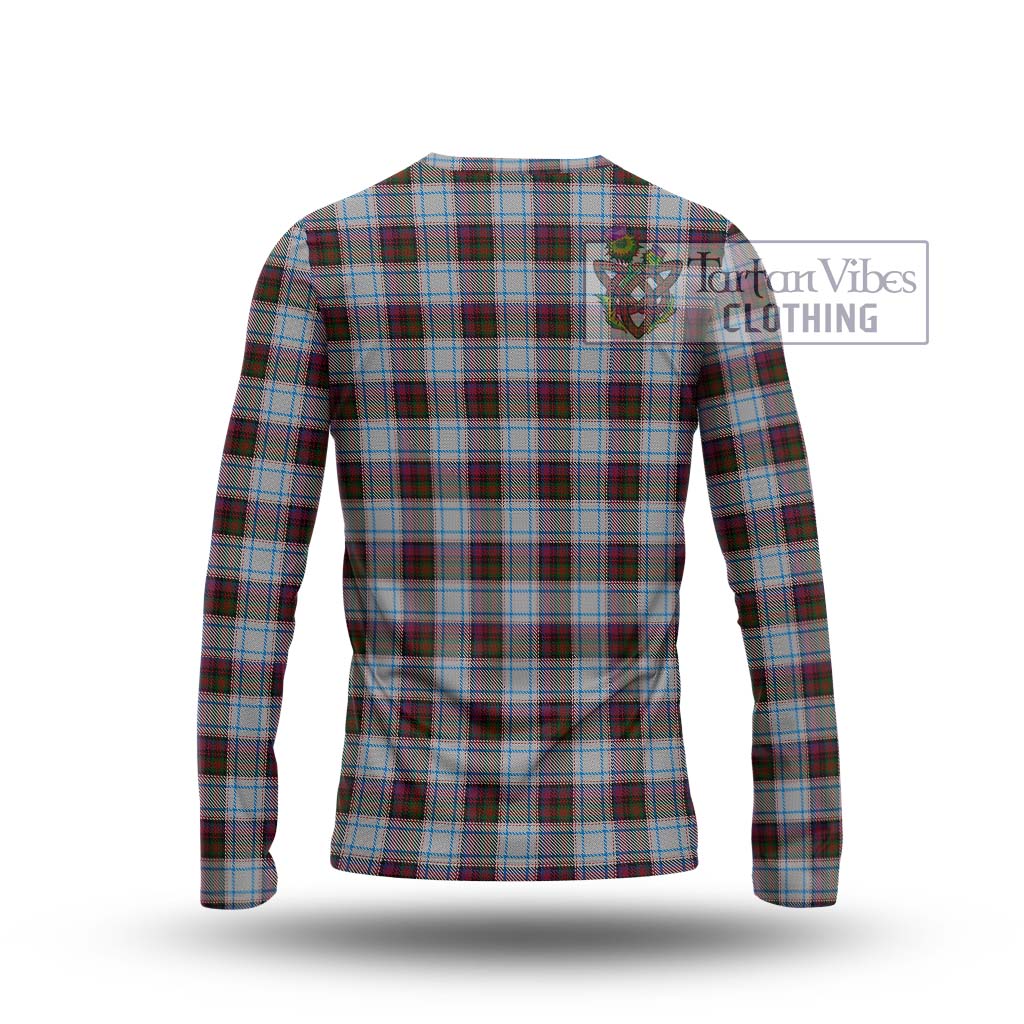 Tartan Vibes Clothing MacDonald Dress Ancient Tartan Long Sleeve T-Shirt with Family Crest DNA In Me Style