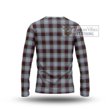 MacDonald Dress Ancient Tartan Long Sleeve T-Shirt with Family Crest DNA In Me Style