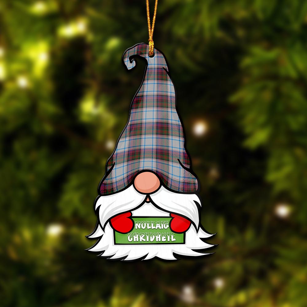 MacDonald Dress Ancient Gnome Christmas Ornament with His Tartan Christmas Hat - Tartanvibesclothing