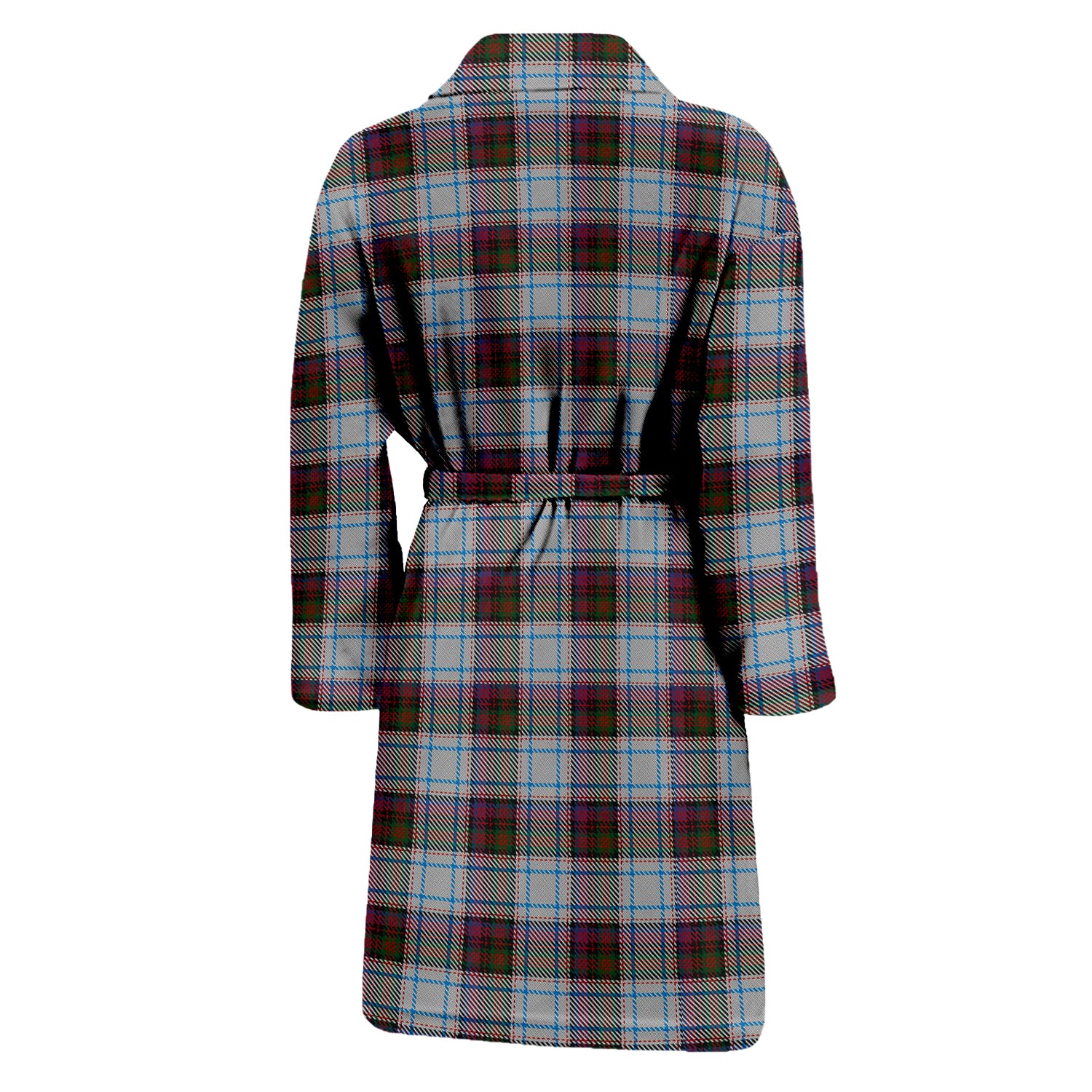 MacDonald Dress Ancient Tartan Bathrobe with Family Crest - Tartan Vibes Clothing