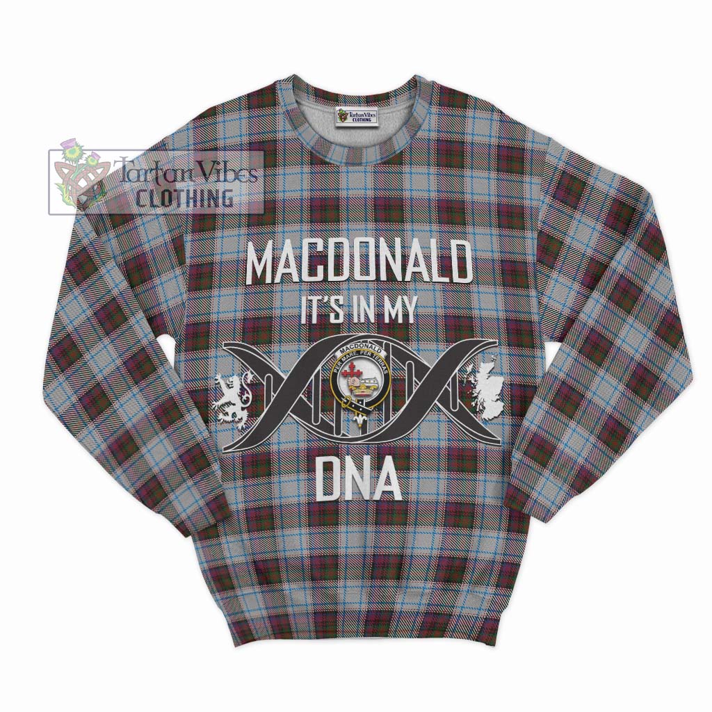 Tartan Vibes Clothing MacDonald Dress Ancient Tartan Sweatshirt with Family Crest DNA In Me Style