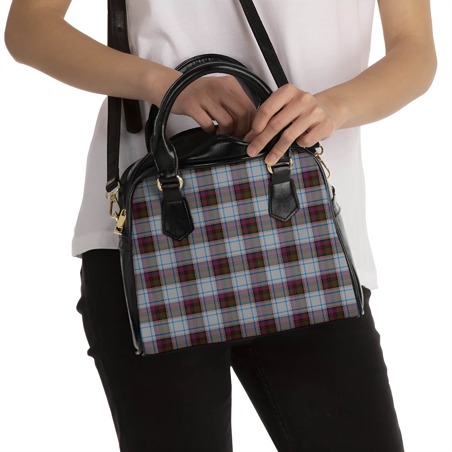 MacDonald Dress Ancient Tartan Shoulder Handbags - Tartanvibesclothing