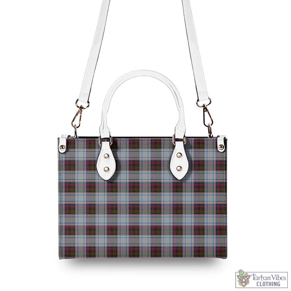 Tartan Vibes Clothing MacDonald Dress Ancient Tartan Luxury Leather Handbags