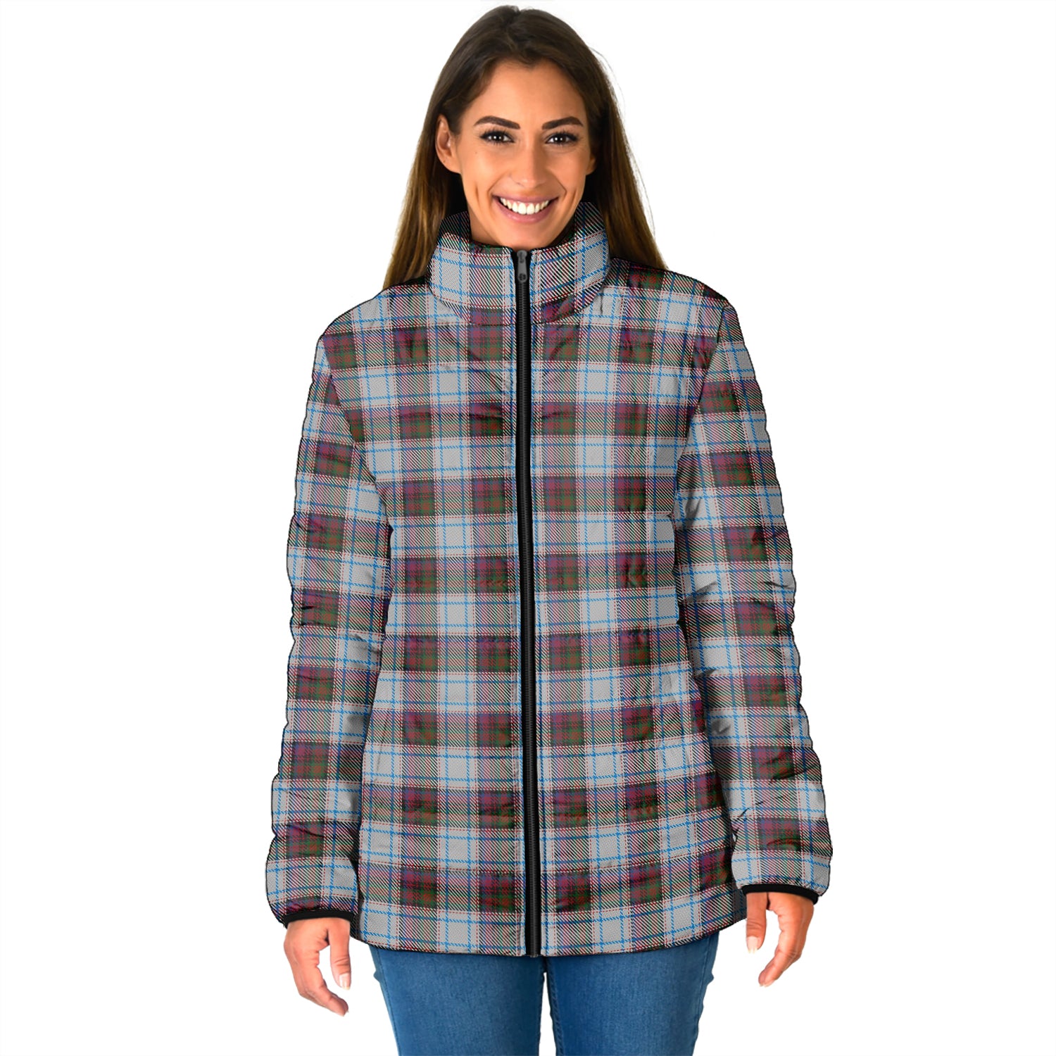 MacDonald Dress Ancient County Ireland Tartan Padded Jacket - Tartan Vibes Clothing