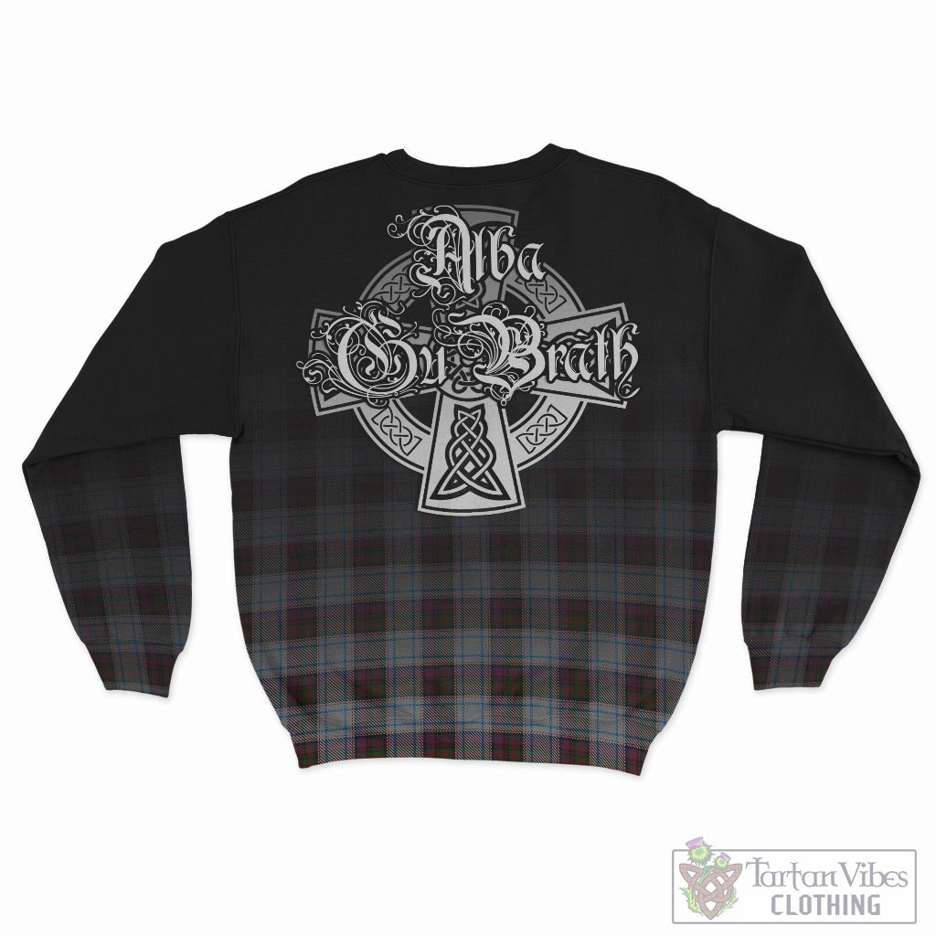 Tartan Vibes Clothing MacDonald Dress Ancient Tartan Sweatshirt Featuring Alba Gu Brath Family Crest Celtic Inspired