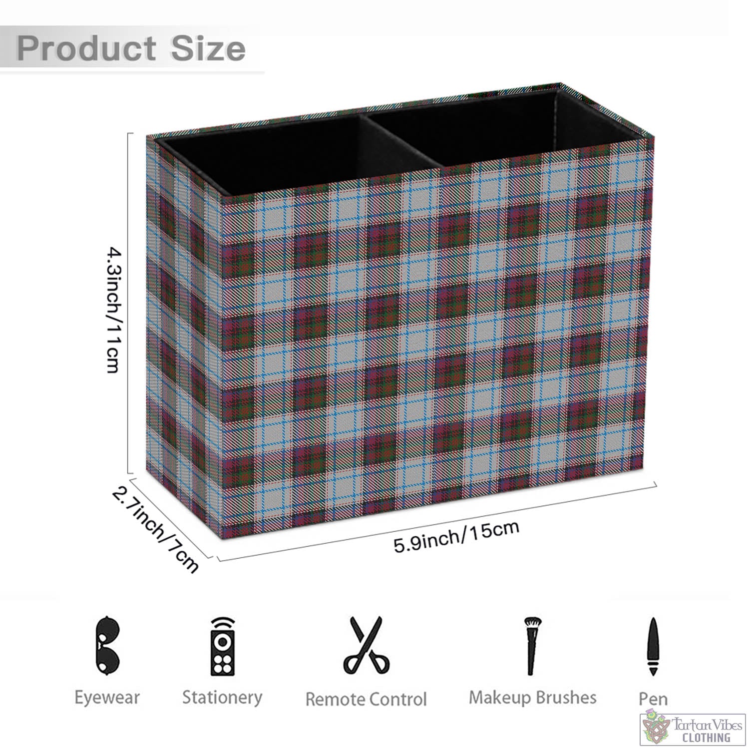 Tartan Vibes Clothing MacDonald Dress Ancient Tartan Pen Holder